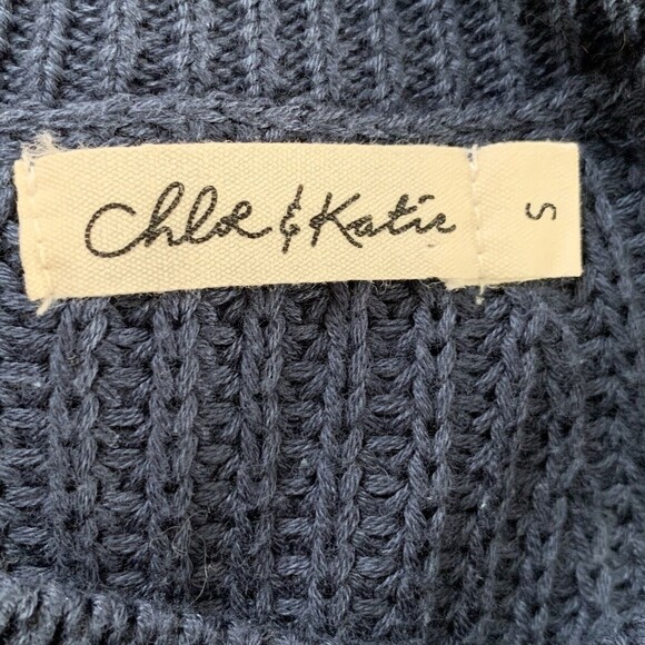 Chloe & Katie Tank Sweater Vest Teal Blue Size S - Picture 5 of 6